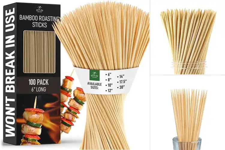 Detailed view of Best Bamboo Skewers 4Mm – Durable, Eco-Friendly & Smooth