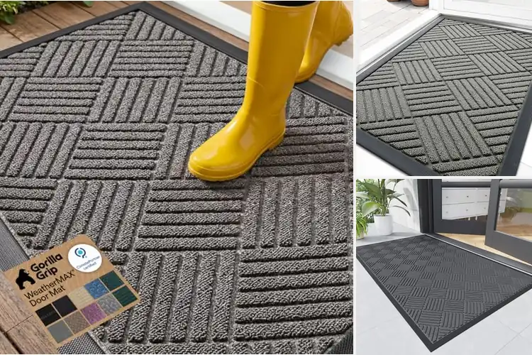 Detailed view of Best Gray Diamond Doormat: Top 10 Stylish Entryway Upgrades