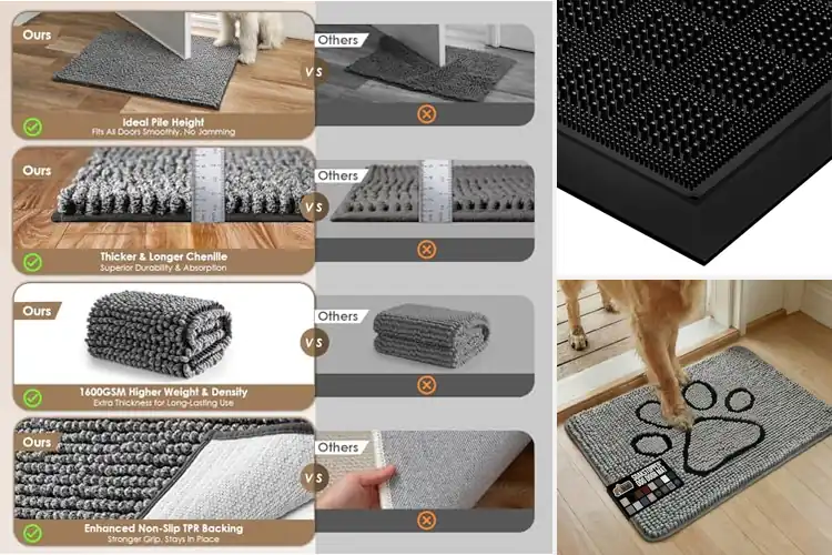 Detailed view of Best Indoor Outdoor Versatile Pet Mat