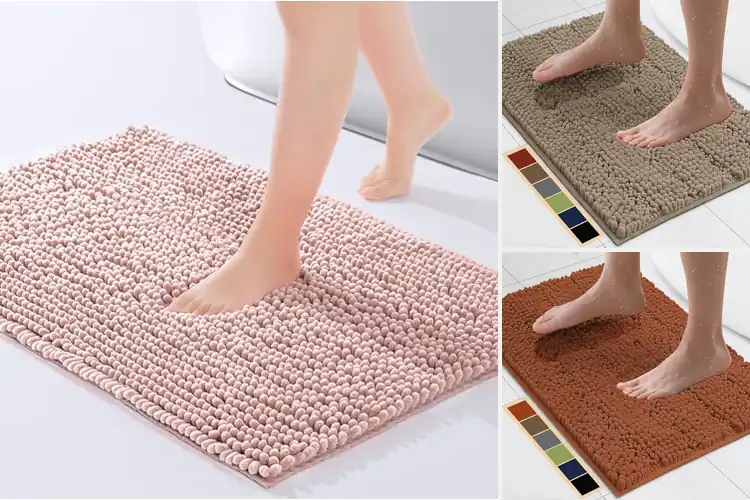Detailed view of Best Luxuriously Soft Chenille Mats