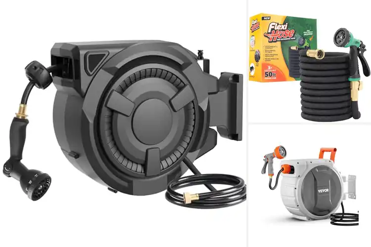 Detailed view of Best Retractable Garden Hoses