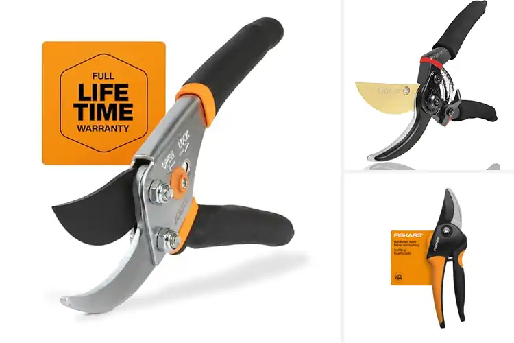 Detailed view of Best Self-Cleaning Sap Groove Pruning Shears